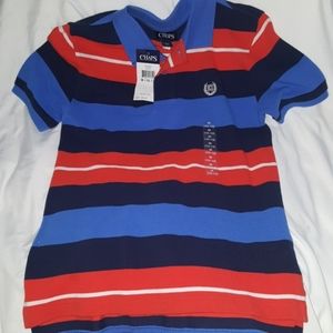 Boys medium chaps short sleeve polo